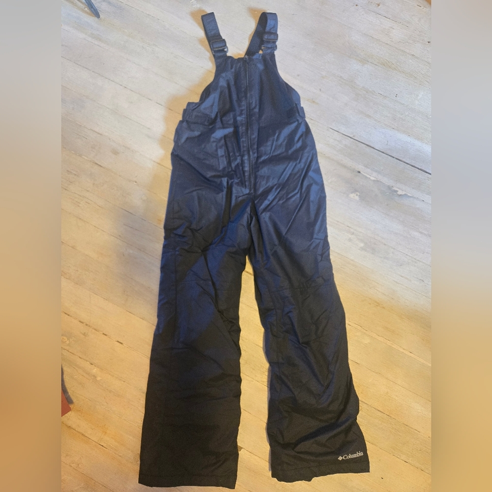 Kids Black Lightweight Snow Pants